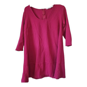 The Nines by Hatch Vibrant Pink Fuchsia Maternity Dress women's size medium